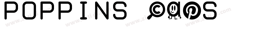poppins CAPs字体转换